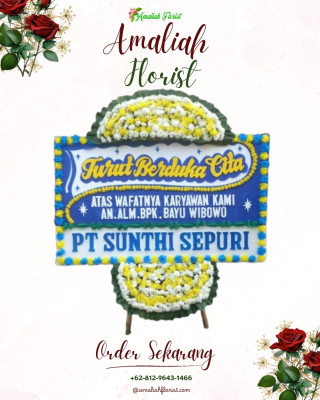 Papan Bunga Duka di Ciptasari