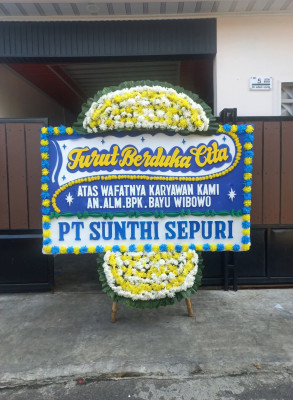 Papan Bunga Duka di Ciptasari