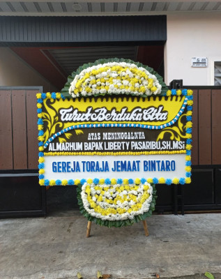 Papan Bunga Duka di Ciptasari