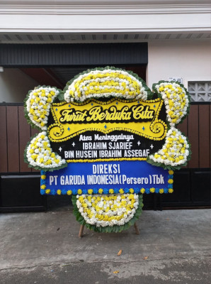 Papan Bunga Duka di Ciptasari